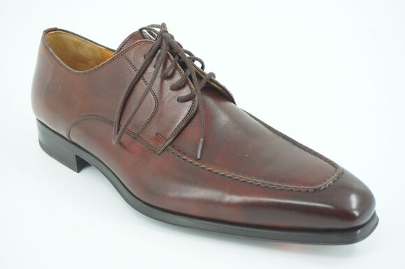 Magnanni Waro Apron Toe Oxford Derby Dress Shoes Size 8 Brown $395 main image 7